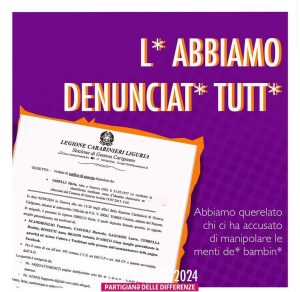 immagine creativa: LꞫ ABBIAMO DENUNCIATꞫ TUTTꞫ