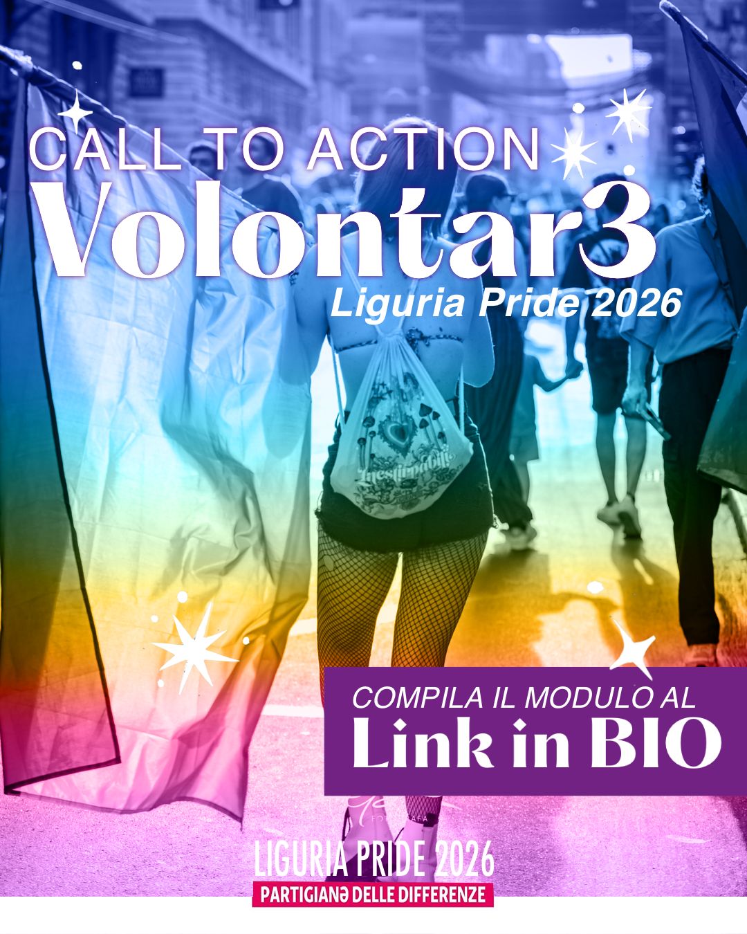 CTA volontari pride 2026